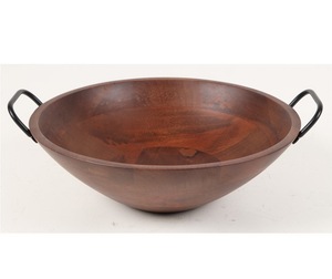 Axiom-cuenco de madera para ensalada y fruta, cuenco esmaltado con acabado de fruta para cocina, acentos para el hogar - Product Image 5