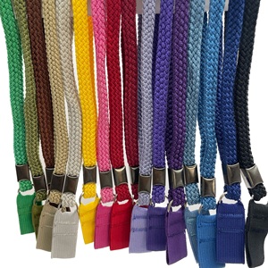 <b>Lanyard</b> Walking Cane Wrist Straps in Black Color with Elastic Loop <b>Nylon</b> Webbing - Product Image 3