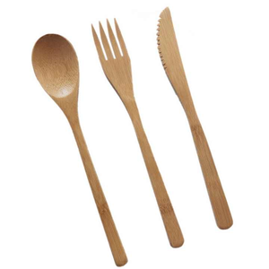 Nouvel ensemble six cuillères brun polonais couverts vaisselle ustensiles de cuisine couverts en bois naturel pour la maison hôtel Restaurant - Product Image 5