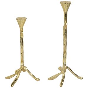 Bougeoir en fer forgé à la main, design feuille, portable, style moderne, pour la maison et les occasions spéciales, décoration de mariage - Product Image 3