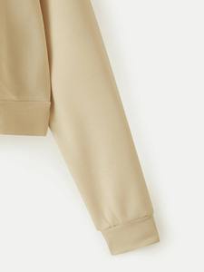 Sweat à capuche fitness femme coton polaire sweat zippé vêtements de sport décontractés veste à capuche pour entraînement tenue décontracté - Product Image 3