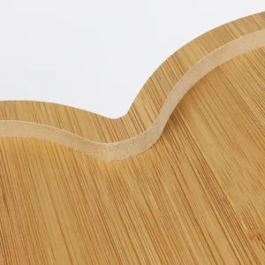 Plateau de service en bambou en forme de cœur - Product Image 1