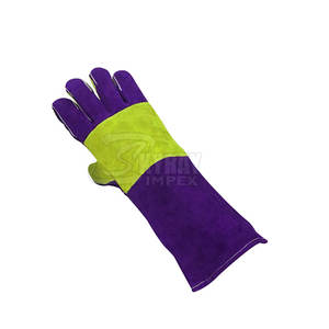 Venta caliente personalizado nuevo estilo de guantes de soldadura de cuero con transpirable Protector de Seguridad servicios OEM para logotipo uso al aire libre - Product Image 5