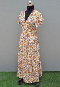 ชุดเดรสแขนสั้นสำหรับผู้หญิงชุดปาร์ตี้สไตล์อินเดียสำหรับฤดูร้อนและของขวัญวันวาเลนไทน์ - Product Image 4