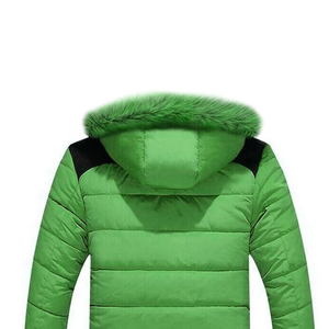 Veste chaude en duvet épaissie pour hommes avec capuche et vestes en sangle pour hommes - Product Image 5