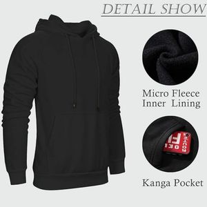 Sudaderas con capucha de invierno de alta calidad para Hombre | Sudaderas con logotipo personalizado de OEM | Fábrica de sudaderas con capucha de algodón de gran tamaño al por mayor - Product Image 5