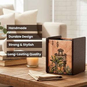 Smooth Finish Wooden Printed <b>Utensil</b> Holder Budget <b>Storage</b> for Spoons Ladles and Spatulas Printed <b>Utensil</b> Holder - Product Image 3