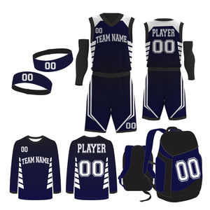 Haute qualité Sublimation respirant antibactérien séchage rapide vêtements de sport sans manches couleur personnalisée uniforme de basket-ball pour adulte - Product Image 3