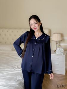 ชุดคลุมท้องผ้าไหมละตินเย็นนุ่ม B718สำหรับหญิงตั้งครรภ์ - Product Image 4