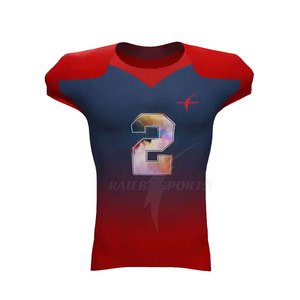 Uniforme de Fútbol Americano para Adultos, Talla Grande, Transpirable, de Último Diseño, Manga Corta, Alta Calidad, Precio al por Mayor - Product Image 3