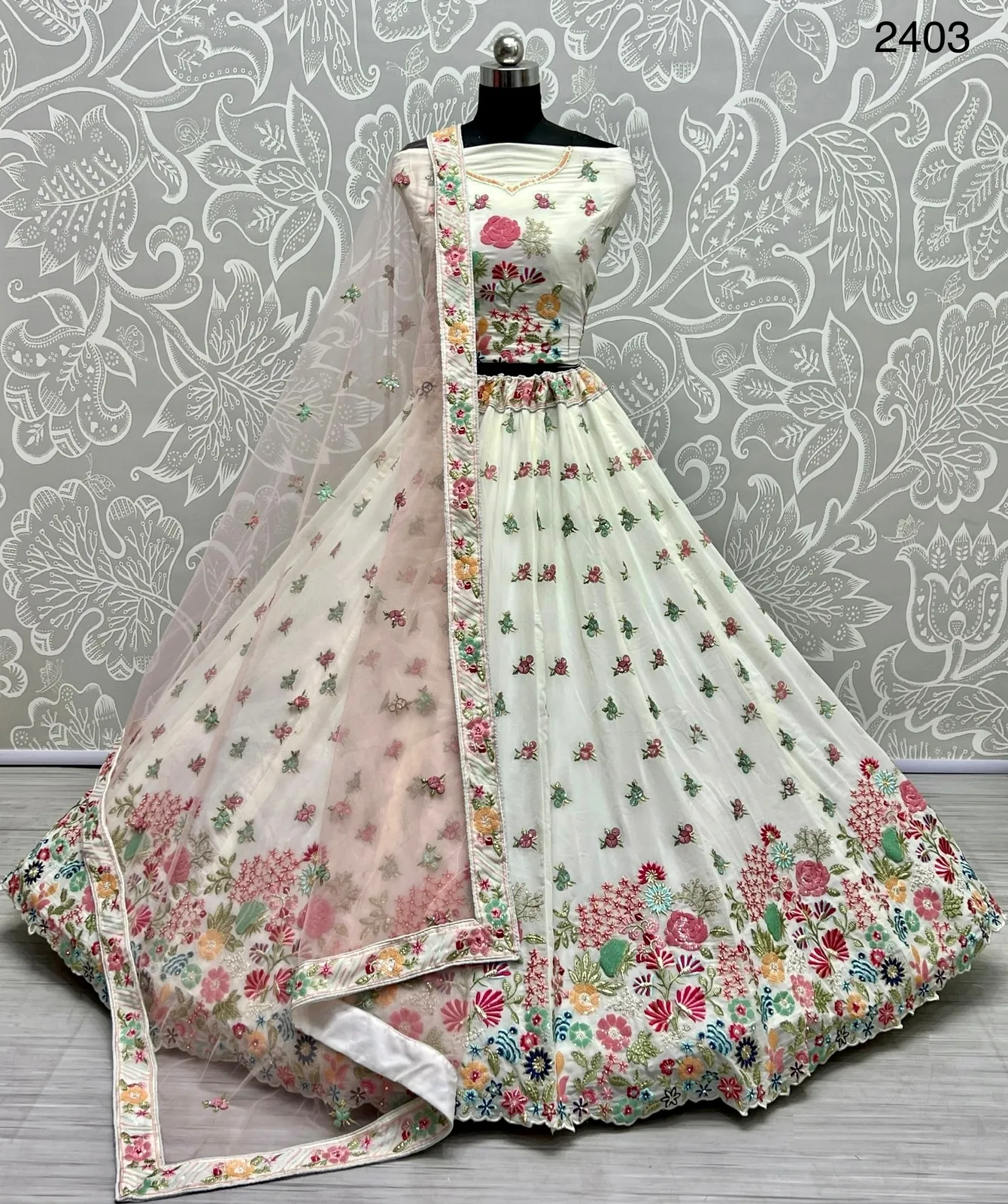 Дизайнерская Свадебная Лехенга Холи, изготовленная в Индии