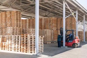 Euro Epal Standard 120x80 Palettes en bois 4-Way Entry Double Face Style Disponible aux EAU Arabie Saoudite-Palettes en bois-Dammam - Product Image 5