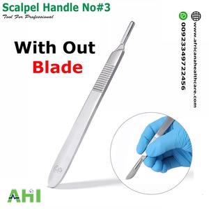 Manche de scalpel chirurgical manuel n° 3,4 7 pour la chirurgie générale, marque AHI de haute qualité, certifiée CE, ISO13485 Classe I, 1 an - Product Image 4