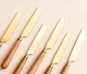 Handmade Wooden handle Metal Knives <b>Set</b> in Low Price With Custom Logo - Product Image 2