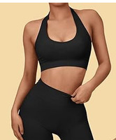 Sujetador Deportivo de Yoga para Mujer, Talla Grande, Transpirable, Ligero, Elástico en Cuatro Direcciones, Soporte Alto, Sin Costuras, Ropa Deportiva Activa