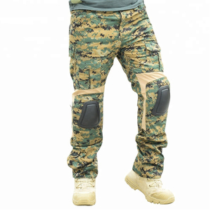 Wholesale Camouflage Training Hunting Trousers 65% Polyester 35% Cotton Tactical <b>Work</b> <b>Cargo</b> Pants for Men - Product Image 2