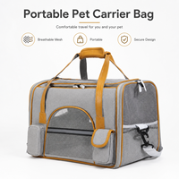 Sac de transport pour animaux de compagnie à parois souples, respirant, en maille, pour chat et chien, pour petits animaux