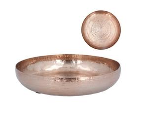 Bol de fruits en cuivre de haute qualité Design élégant Unique brillant poli finition martelée ustensiles de cuisine pour les fêtes mélange le matériau métallique - Product Image 4