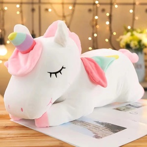 Khổng Lồ Unicorn Đồ Chơi Sang Trọng Mềm Nhồi Bông Unicorn Plushie Đồ Chơi Búp Bê Động Vật Ngựa Đồ Chơi Cho Trẻ Em Cô Gái Gối Quà Tặng Sinh Nhật - Product Image 2