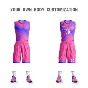High Quality Men's <b>Basketball</b> Uniform BSCI Polyester Sportswear Customizable Private Label Plus <b>Size</b> Excellent Value - Product Image 3