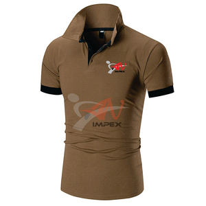 High Quality Custom <b>Printing</b> Logo Men Polo Shirt Cotton Custom <b>Material</b> Flexible Men Polo T Shirt - Product Image 1