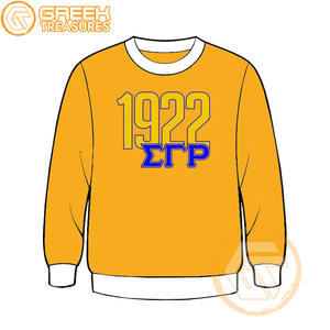 Sigma เสื้อสเวตเชิ้ตผ้าฟลีซผ้าฝ้ายคอตตอนลายแกมม่า Rho ปักแบบสวมหัวเสื้อแจ็คเก็ตสตรีสไตล์กรีกตามสั่ง - Product Image 2