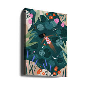 Bea Mller's Wild Swimming <b>Poster</b> Durable Paper Design for Wall Display - Product Image 4