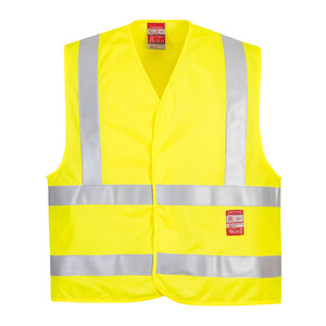 Chaleco de seguridad de alta visibilidad con logotipo personalizado para hombre, ropa de trabajo a buen precio, cinta reflectante de alta visibilidad, hecho informal, poliéster y algodón - Product Image 3