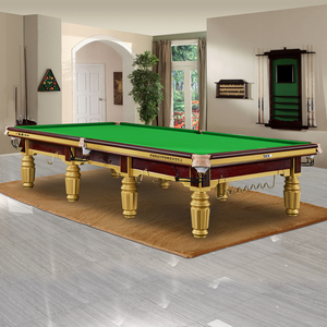 Xingjue Table de billard <span class=keywords><strong>12ft</strong></span> professionnel fournitures de billard et de billard usine unisexe en bois massif vert Table de billard pleine grandeur - Product Image 3
