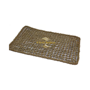 Tapis de porte en herbe de mer naturelle écologique de haute qualité à faible coût antidérapant de Vietchoice Vietnam fabricant pour un usage domestique - Product Image 4