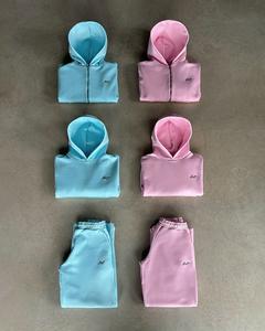 Sweat à capuche oversize en coton pour homme, imprimé graffiti MIXED EMOTION, avec fermeture éclair et strass thermocollés – Collection Hot Sale - Product Image 5