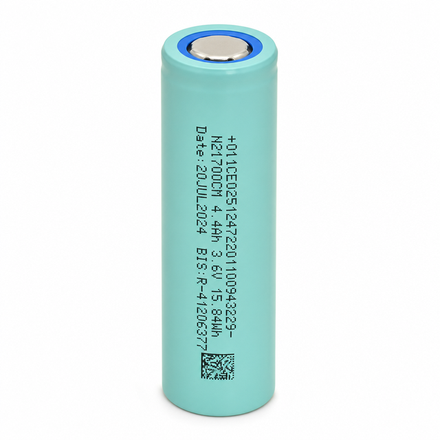 High Capacity 21700 Li-ion Cell 3.6V 4400mAh Rechargeable Lithium Ion Battery for Robot and Electric Vehicles