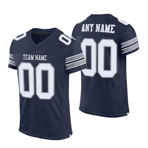 Camisetas de Fútbol Americano Personalizadas al por Mayor, Tallas Grandes, con Impresión por Sublimación Transpirable, Pakistán, 100% Poliéster - Product Image 1