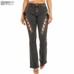 Nuevo diseño, pantalón vaquero para mujer, transpirable, cómodo, superior, tasa razonable, pantalones vaqueros de mujer de alta calidad con Material duradero - Product Image 1