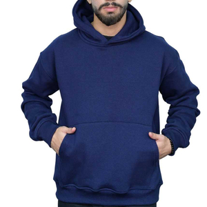 Sudadera con Capucha Personalizada para Hombre, Gruesa, 100% Algodón, Bordada, Estilo Urbano, Holgada, para Invierno y Gimnasio - Product Image 1