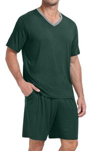 Conjuntos de pantalones cortos informales para hombre, camiseta de manga corta, pantalones cortos, conjunto de chándal sólido, ropa de marca para hombre, conjuntos de 2 piezas, novedad de verano al por mayor - Product Image 2