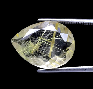 พลอยเจียระไนเป็นพลอยทับทิมสีทองขัดเงาสีทองเจียระไนแบบลูกแพร์ตัดหินธรรมชาติที่น่าตื่นตาตื่นใจในราคาและปริมาณขายส่ง - Product Image 4