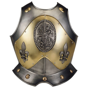 CORAZÓN DE CAVALIERO ESPAÑOL - MARTO CUIRASS, Armadura Duradera de Metal Histórico, Acero, Latón, Hierro, Estilo Antiguo, Hecha a Mano, para Adultos, 4 kg - Product Image 1