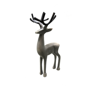 เรนเดียร์อลูมิเนียมสำเร็จรูปสีทองสำหรับตกแต่งโต๊ะในบ้านและวันหยุดคริสต์มาสทำด้วยมือปรับแต่งจำนวนมาก - Product Image 2