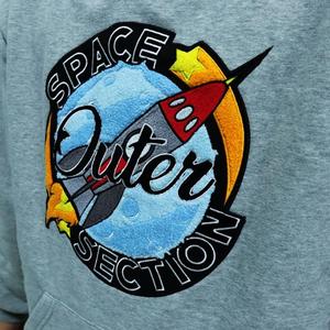 Chándal de Chenille personalizado para hombre, traje de chándal de algodón con capucha, ajustado, bordado, popular, primavera de 2022 - Product Image 3