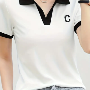 <b>T</b> <b>Shirt</b> <b>Women</b> High Quality Custom <b>Women</b> Embroidery Round Neck Fashion Solid Loose Ladies <b>T</b>-<b>Shirt</b> <b>Women</b> <b>Long</b> Sleeve - Product Image 3