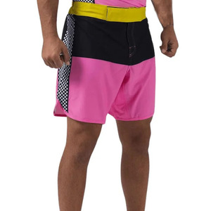 Custom Eco-Friendly <b>Lightweight</b> Satin Casual MMA <b>Shorts</b> <b>Men</b> Quick Dry Breathable BJJ Wrestling Kickboxing OEM ODM - Product Image 4
