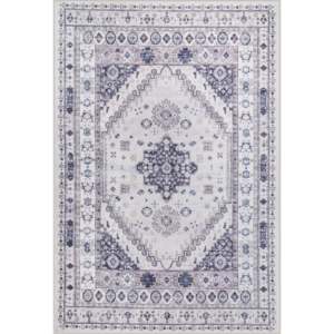Ensemble de tapis de sol lavables Netline KELIM2001, design floral beige moderne, Home Rugs Depot - Product Image 2