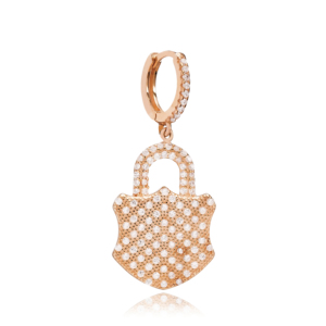 Candado pendiente único forma elegante turco venta al por mayor hecho a mano moda 925 joyería de plata esterlina joyería fina - Product Image 2