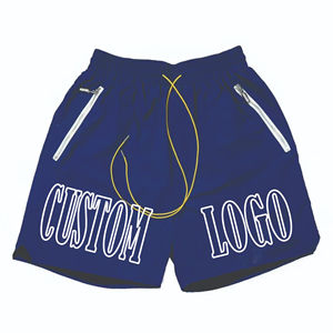 Pantalones Cortos Deportivos de Baloncesto Personalizados de la Mejor Calidad para Hombre, Sublimación OEM, con Cordón, Talla Grande para Adultos, 100% Algodón, Estilo Casual - Product Image 3