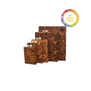 Tabla de cortar de madera ecológica para verduras, carne, pan, cocina, uso duradero y natural de Vietnam - Product Image 4