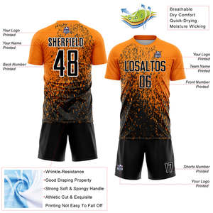 Uniforme de fútbol de alto rendimiento, venta al por mayor, transpirable, secado rápido, uniformes duraderos construidos para academias, escuelas y clubes de fútbol - Product Image 2