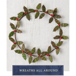 Wholesale Decorative Metal Wall <b>Wreath</b> - Vintage Copper Iron Leaf Garland for Holiday Indoor Outdoor Wall Hanging <b>Decoration</b> - Product Image 5
