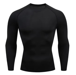 Rashguard MMA personnalisable de haute qualité, vêtements de sport BJJ avec logo sublimé anti-UV, manches longues, pour la salle de sport - Product Image 6