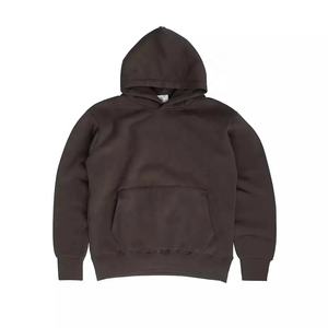 Otoño hombres cuello redondo de gran tamaño pulóver Sudadera con capucha Casual Streetwear Sudadera con capucha Logo Digital técnicas teñidas lisas invierno - Product Image 2